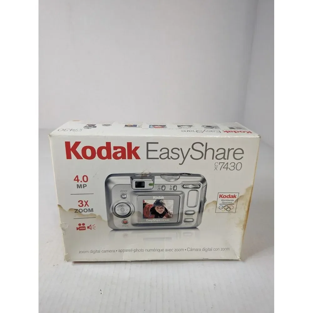 Kodak Easyshare‎ CX7430 4 MP Digital Camera with 3x Optical Zoom *For Parts*